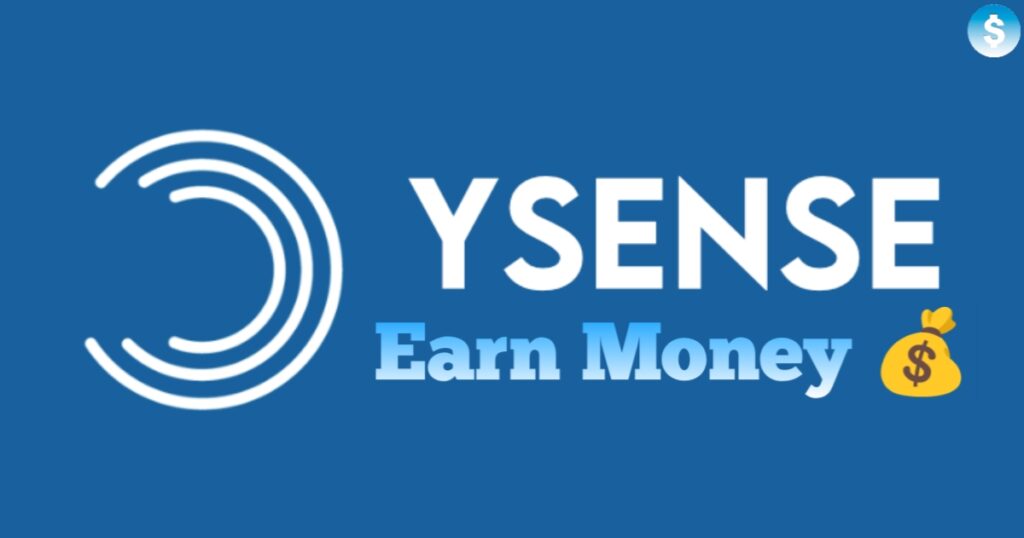 earn money with the ysense
